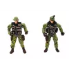 LEAN TOYS Militär-Set Militärisches Kampfboot mit Soldaten, Zubehör & Sounds