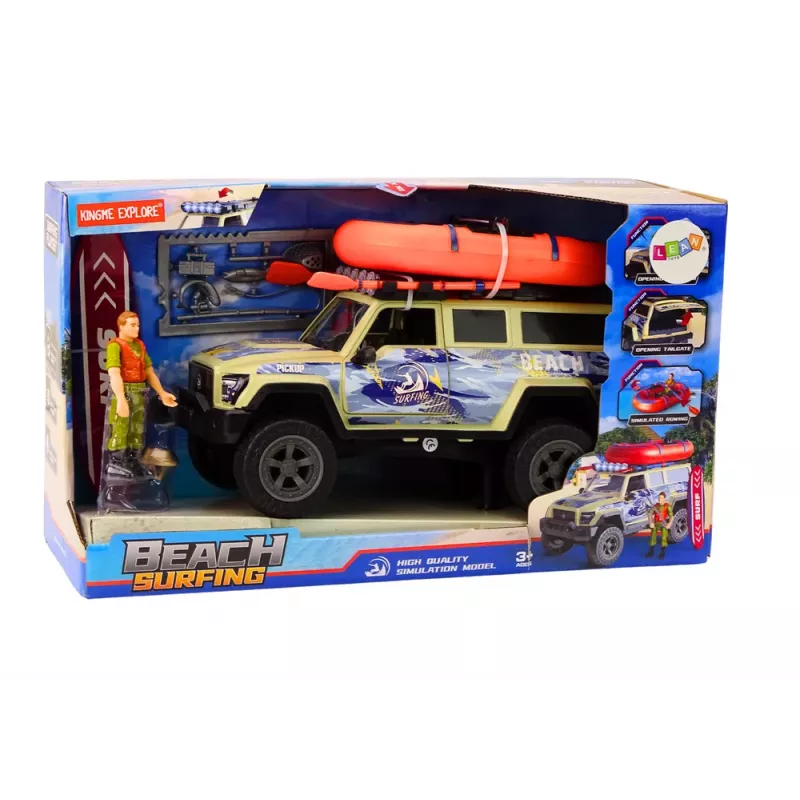 LEAN TOYS Serfera Off-Road Car Pontoon Board Accessories - Black Traction Recovery Boards (Pair)