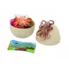 LEAN TOYS Ei mit Meeresbewohnern, Pflanzen und Oktopus-Figuren - 26-teiliges Set