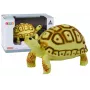 LEAN TOYS Sammelfigur Schildkröte Reptil Hellgelb Braun