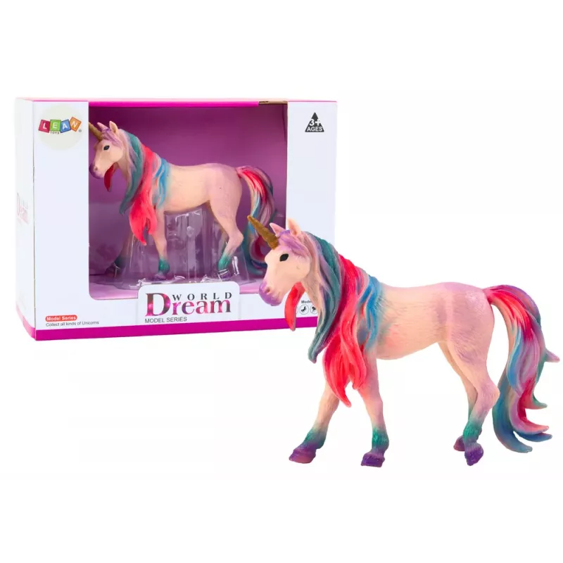 LEAN TOYS Sammelfigur Großer Lila Einhorn 11 CM