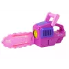 LEAN TOYS Seifenblasenmaschine Kettensäge Pink