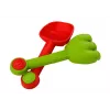 LEAN TOYS Dinosaurier Sandspielset - Mühle, Trichter, Spatel, Rechen, Gießkanne, Förmchen