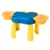 LEAN TOYS Multifunktionstisch 4in1 Bauklötze Angeln Malen Blau