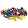LEAN TOYS Multifunktionstisch 4in1 Bauklötze Angeln Malen Blau