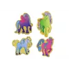 LEAN TOYS Set mit 20 farbigen Magnetkugeln
