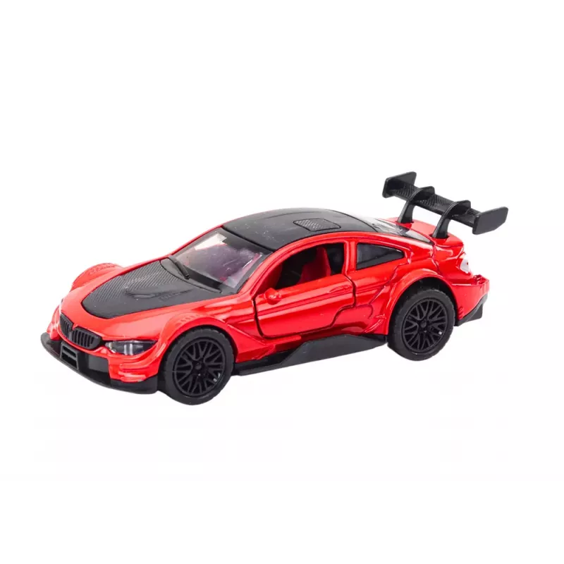 LEAN TOYS Auto Sportwagen 1:32 Reibungsantrieb Rot