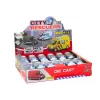 LEAN TOYS Polizeiauto 1:32 mit Türen zum Öffnen, Lichtern, Geräuschen und Rückziehmotor