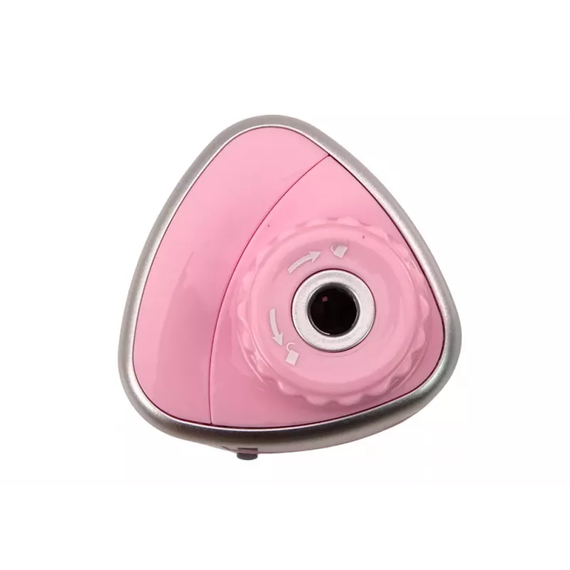 LEAN Electric Pink Sharpener for Crayons and Pencils 6-8 mm