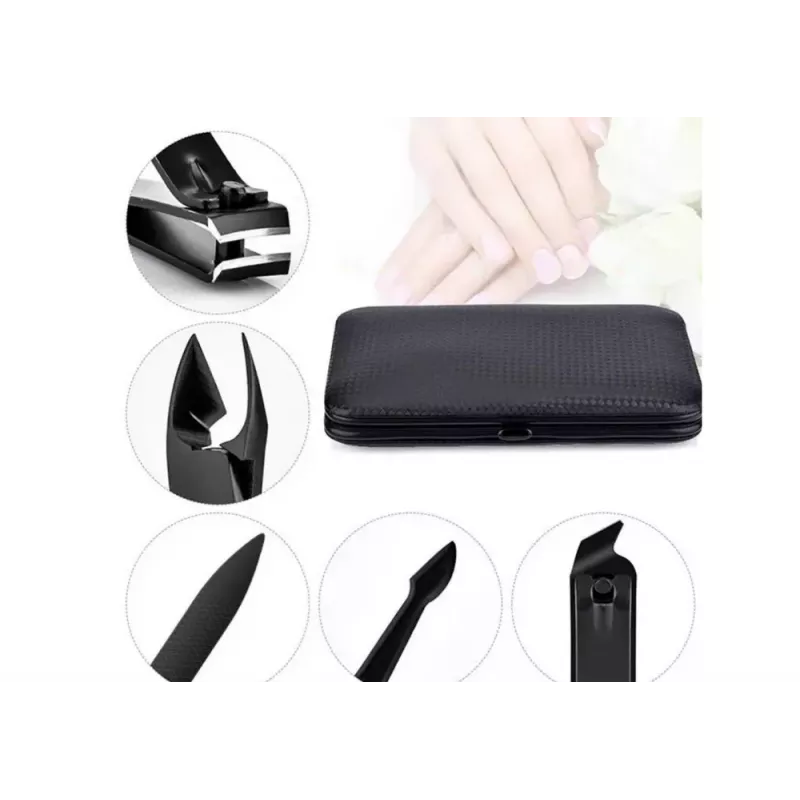 LEAN Elegant Nagel- und Nagelhautpflege-Werkzeugset - 15-teilig