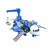 LEAN TOYS Interaktives Flugzeug zum Zerlegen Polizeistation 2in1 DIY