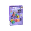 LEAN TOYS Weiche Lernbausteine Tiere Zahlen Buchstaben Bunt 12 Stk