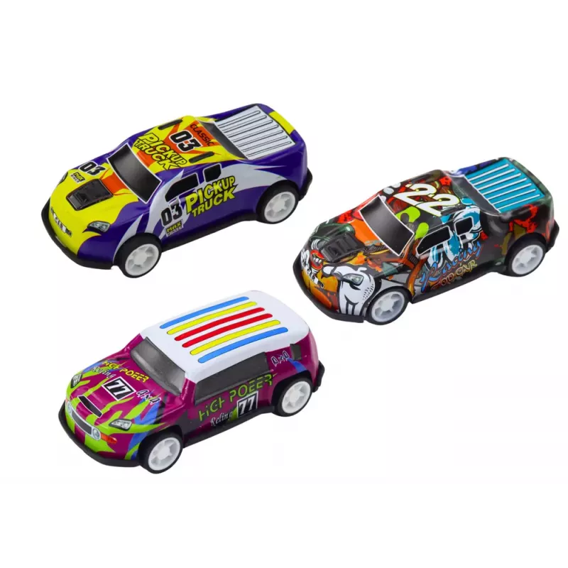LEAN TOYS Federn-Set im Koffer, 25 Stk. Verkehrsschilder, Autos