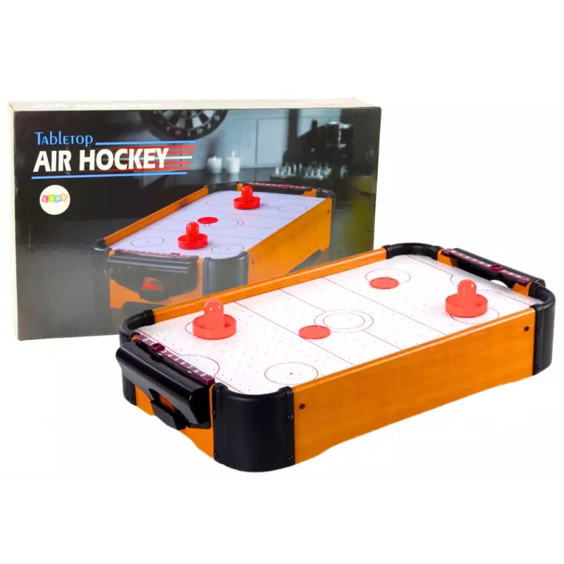 LEAN TOYS Großer Holz-Hockeytisch mit Licht und Sound