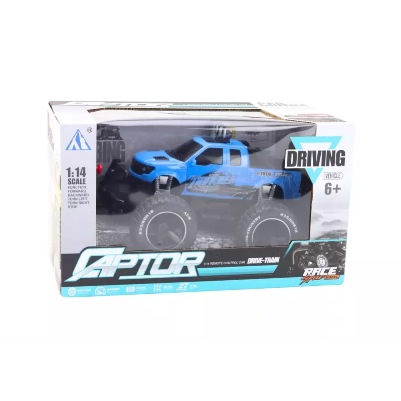 LEAN TOYS ferngesteuertes Off-Road-Fahrzeug RC 1:14 Blau