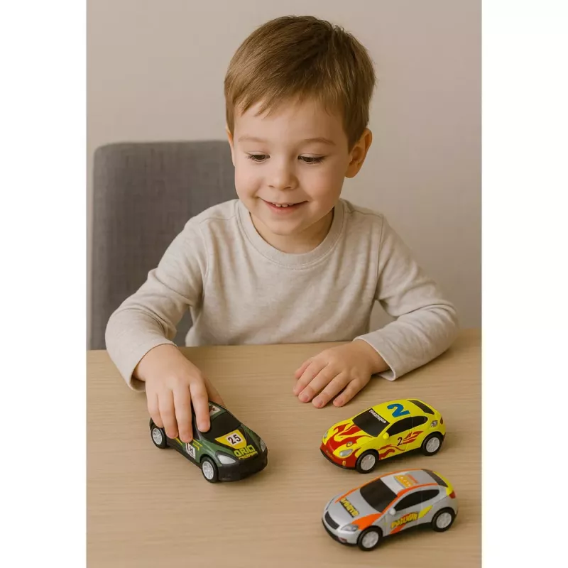 LEAN TOYS Federn-Set im Koffer, 30 Stück, Cars