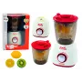 LEAN TOYS Mixer für Kinder mit rotierenden Lichtern, Soundeffekten und 3 Spielobst