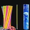 LEAN TOYS Leuchtende Stirnbänder 100 Stück Mehrfarben Glow In The Dark