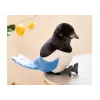 LEAN TOYS Plüsch-Maskottchen Eurasische Elster Blau 30 cm