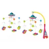 LEAN TOYS Babybett-Mobile UFO Flugzeuge Projektor 108 Melodien