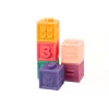 LEAN TOYS Soft Educational Blocks Animals Numbers Letters Colorful 12 Pcs