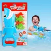 LEAN TOYS Badespielset Shark Fish Hunter Blau