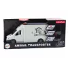 LEAN TOYS Pferdetransporter mit Türen, Licht und Sound, Weiß
