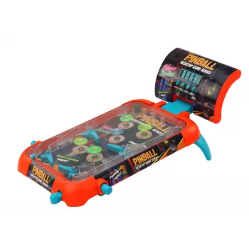 LEAN TOYS Pinball Arcade Game mit LED-Leuchten, Soundeffekten und digitaler Anzeige