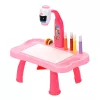 LEAN TOYS Mini Projektor Roboter Tisch 2in1 Zubehör Pink