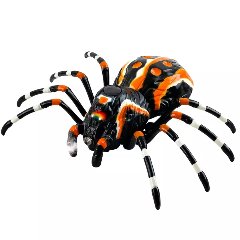 LEAN TOYS Remote Controlled Spider Tarantula Infrared Black R/C ST