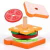 LEAN TOYS Sandwich Holz 8 El Karten mit Rezepten 10 Stk