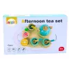 LEAN TOYS Tee-Kaffee-Set für Kinder aus Holz 15-teilig
