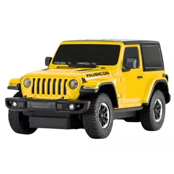 JEEP Wrangler JL Rubicon RC-Fernsteuerauto Rastar Gelb 1:24