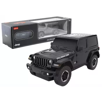 JEEP Wrangler JL Rubicon Fernsteuerung RC Auto Rastar Schwarz 1:24