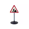 LEAN TOYS Großes Baustellen-Warnschild 70cm