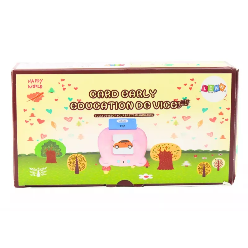 LEAN TOYS Tablet für Lernkarten Polnisch Englisch 224 Wörter Blau