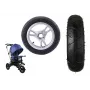 LEAN CARS Kunststoffrad mit Gummireifen (aufblasbar) PRO 700 Front