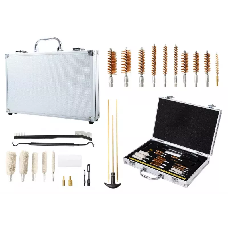 Gun Cleaning Kit in a Case Ramrod 28 El