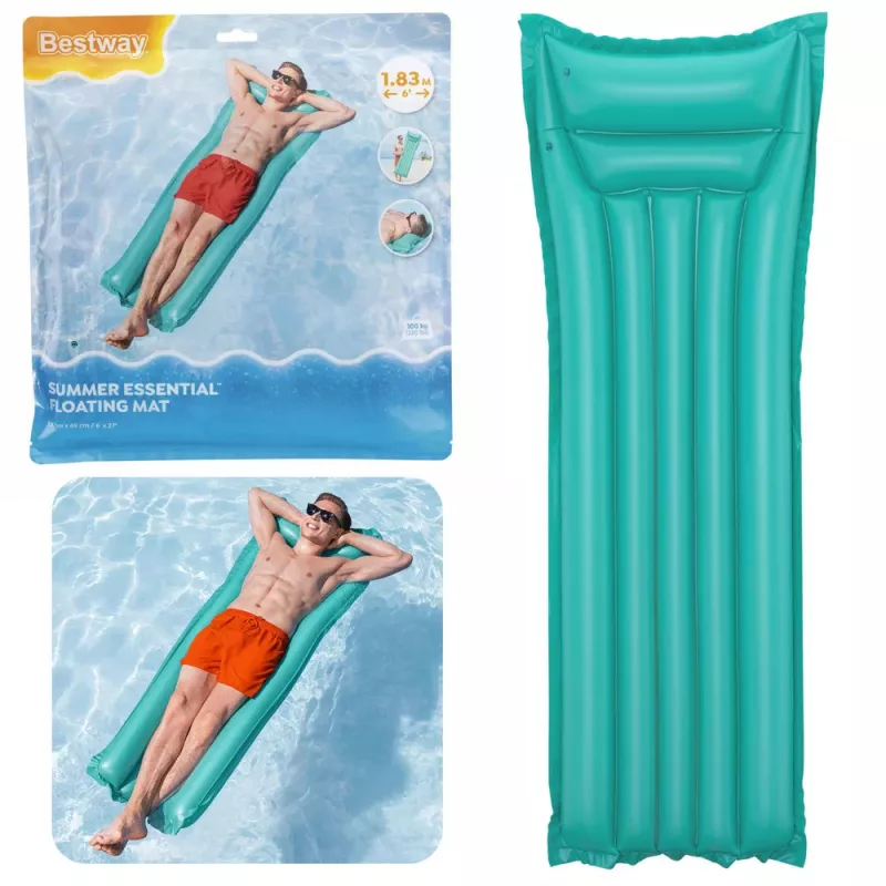 Bestway aufblasbare Schwimmermatratze Grün 44007