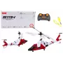 LEAN TOYS Fernsteuerbarer RC Hubschrauber Gyroskop Syma S111H Rot