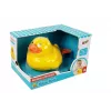 LEAN TOYS Gelbe Ente auf Batterien 18 cm für das Bad