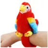 LEAN TOYS Plüsch-Maskottchen Papagei Armband Handgelenk Rot