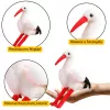 LEAN TOYS Plüsch-Storch Vogel Plüschtier Maskottchen Kuscheltier 37cm