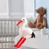 LEAN TOYS Plüsch-Storch Vogel Plüschtier Maskottchen Kuscheltier 37cm