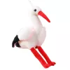 LEAN TOYS Plüsch-Storch Vogel Plüschtier Maskottchen Kuscheltier 37cm