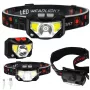 LEAN LED-Stirnlampe mit Bewegungssensor, 6 Beleuchtungsmodi