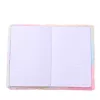 LEAN Plush Fur Notizbuch liniert mit Einhorn bunt A5