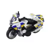 LEAN TOYS Polizei-Motorrad mit Reibungsantrieb, batteriebetriebenem Licht und Sound
