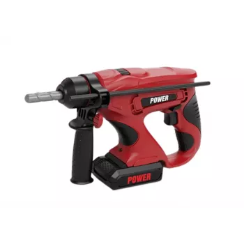 LEAN TOYS DIY Drill Red Akku-Bohrschrauber 18V Li-Ion 2x1,5Ah