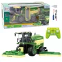 LEAN TOYS Mähdrescher mit Rasenmähern Dampfeffekt ferngesteuert RC 2.4G